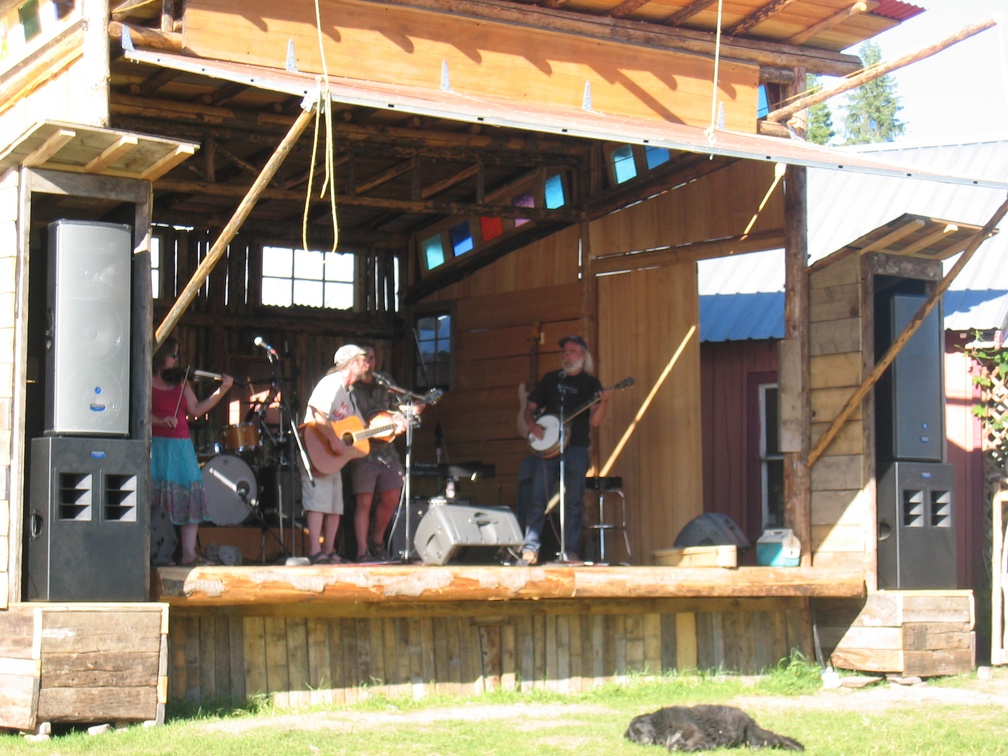 Polebridge stage - bluegrass
