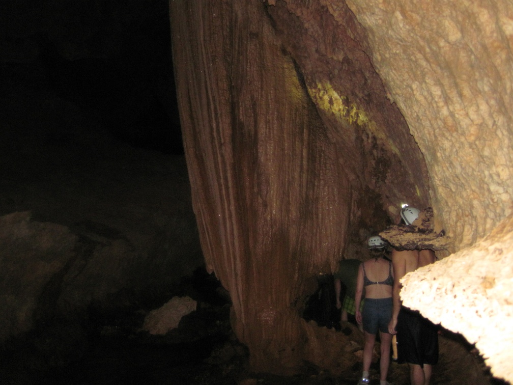 Passing under a formation