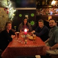 Amsterdam - a drink at a pub - Sharon, Ana, Ralf, and Ken
