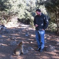 Ken feeding a Barbary Ape