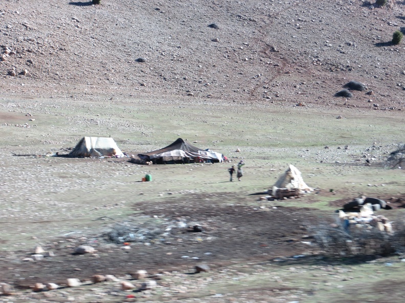Nomadic Berber tents