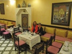 Fez - lunch in the medina - Betsy and Sharon