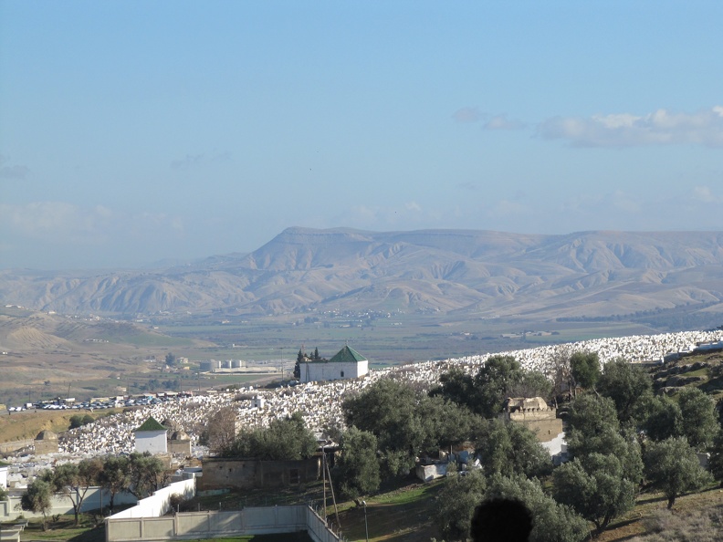 Fez - skyline - cemetary in foreground