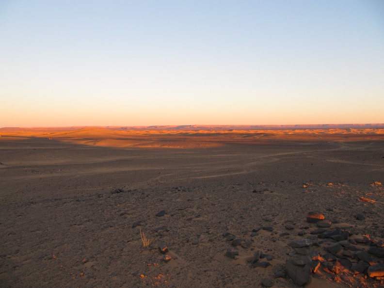 near Merzouga - Saharan sunset
