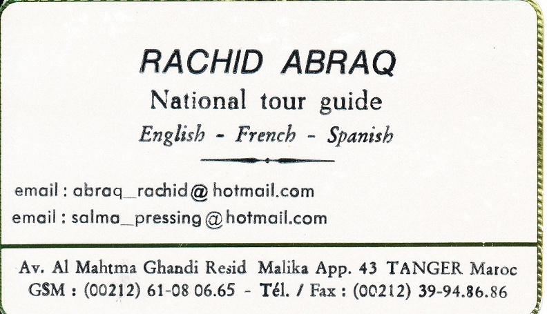 Rachid - tour guide