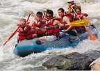 White water rafting on the Rio Grande River, South of Taos, NM. Paul Wheeler, Ken Aldrich, Kyle Taylor, Chris Sprecker, Luke Tes