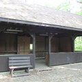 One of the nature center shelters