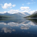 Kintla Lake - Note the reflection in the water