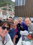 Bergen harbor before our fjord cruise